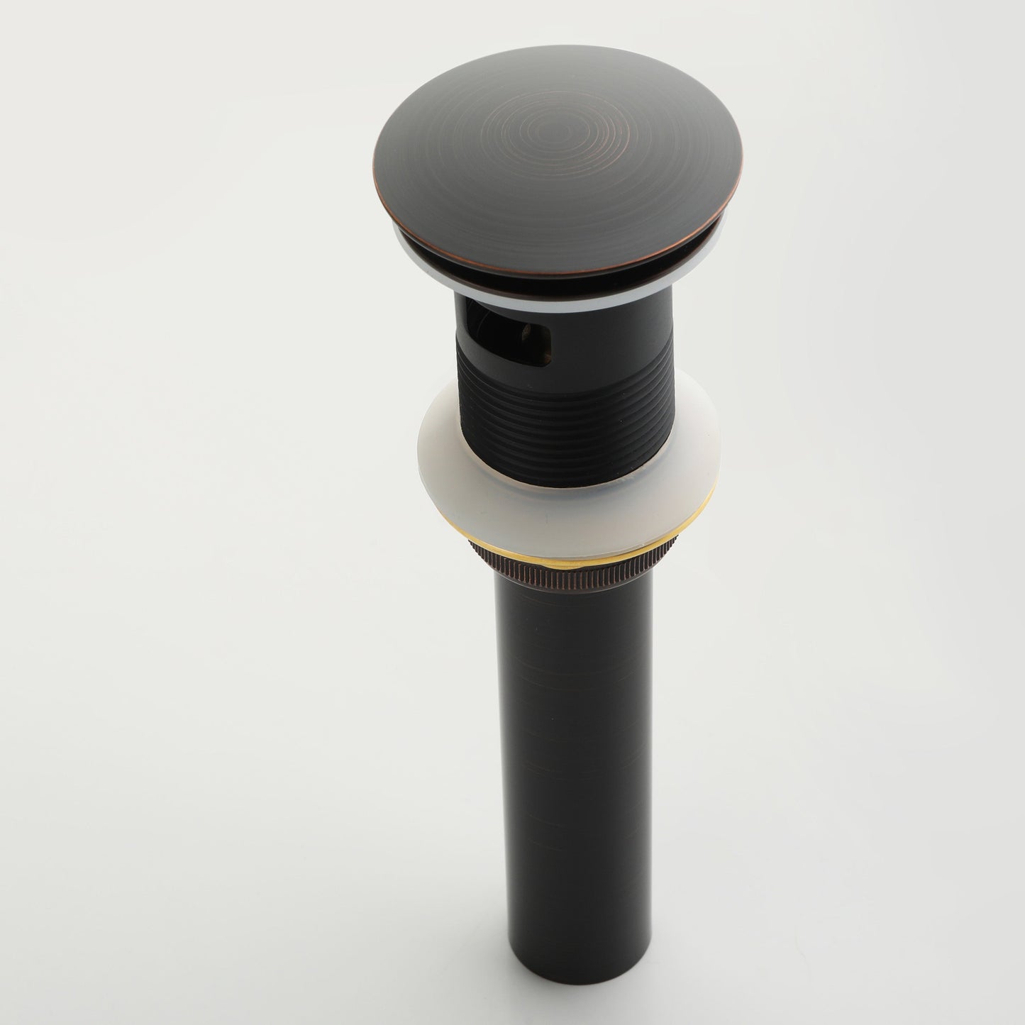 Crystal handle 3-hole deck-mount sink faucet, include a pop-up drain with overflow