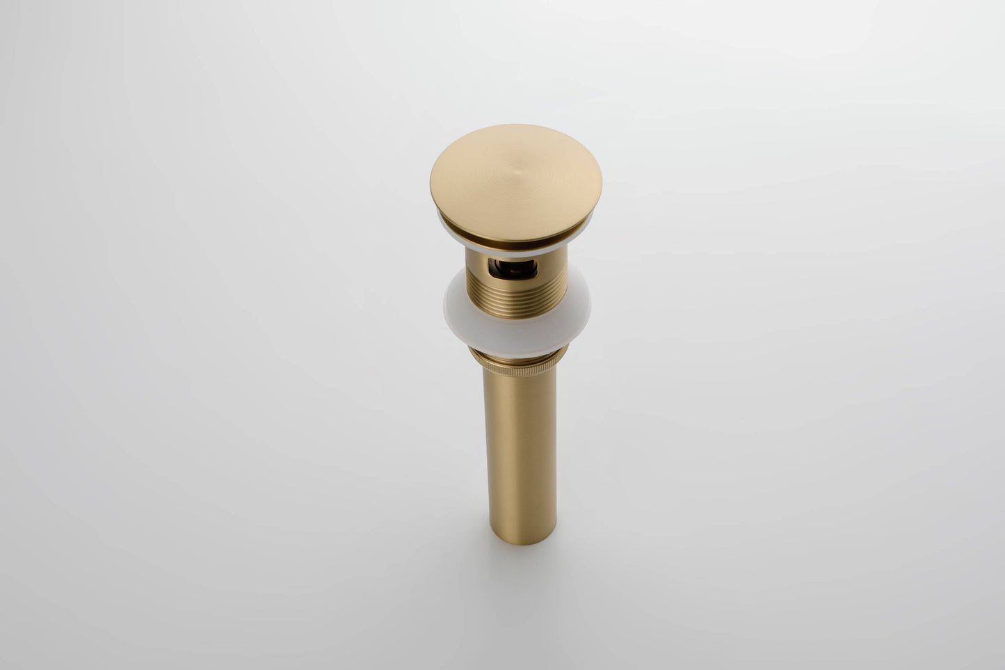 Brushed Gold or matte black or brushed nickel Bathroom Sink Faucet single handle with pop up overflow brass drain
