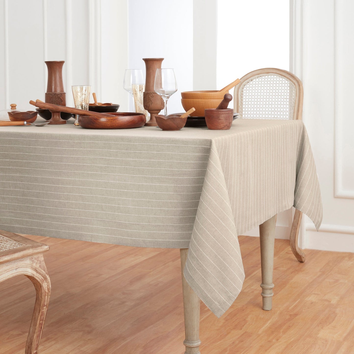 Pinstripe Tablecloth