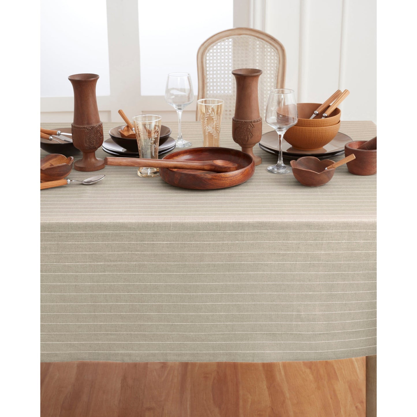 Pinstripe Tablecloth