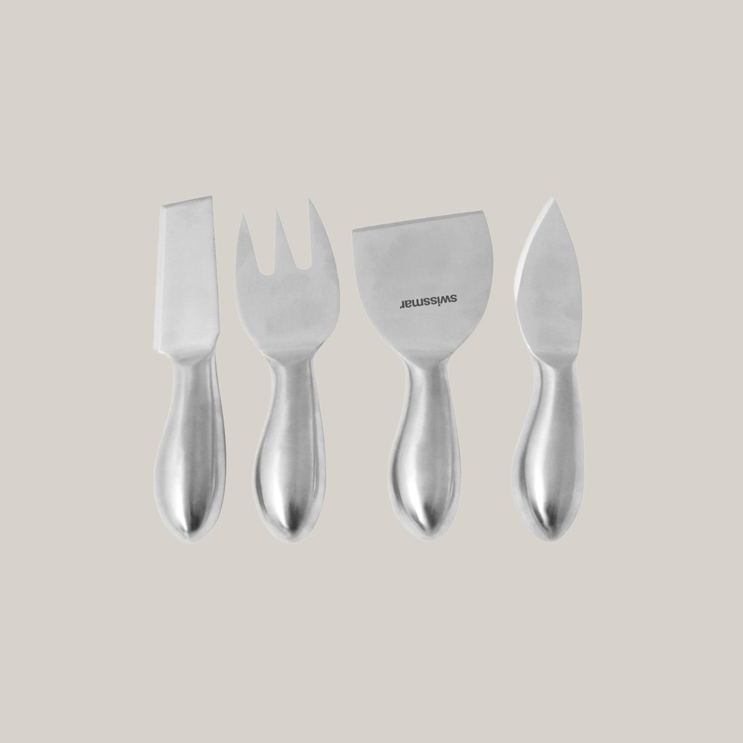 Petite Stainless Steel Cheese Knife Set