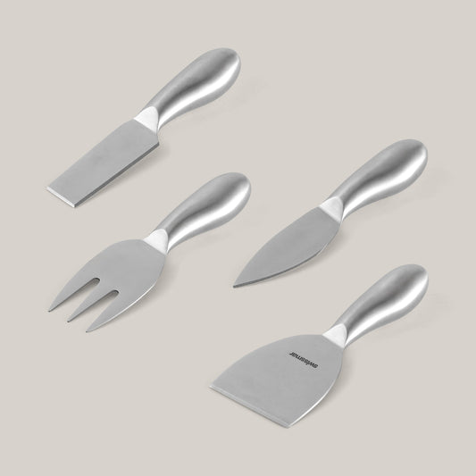 Petite Stainless Steel Cheese Knife Set