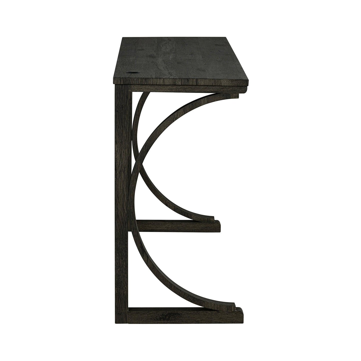 59" Rustic Dining&Bar Table Set with 3 Stools for Apartment, USB-A & USB-C Charging Ports