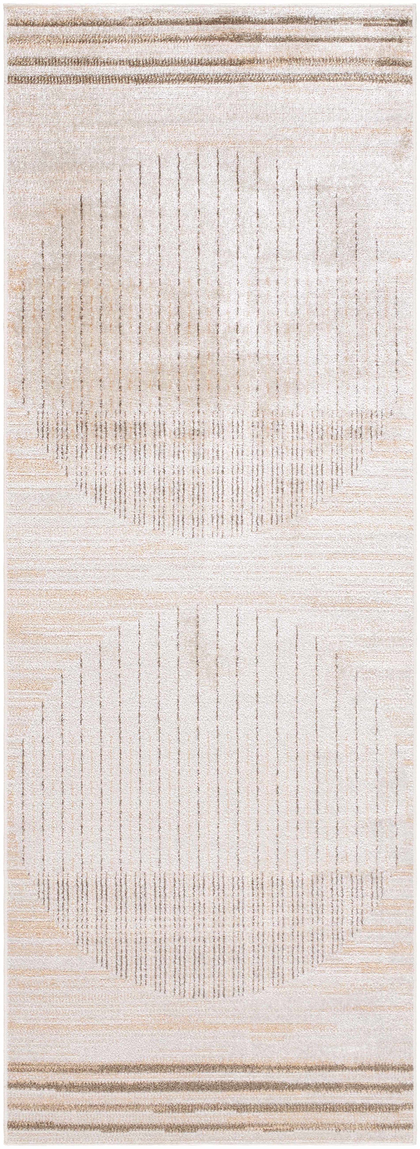 Thad Beige Washable Area Rug