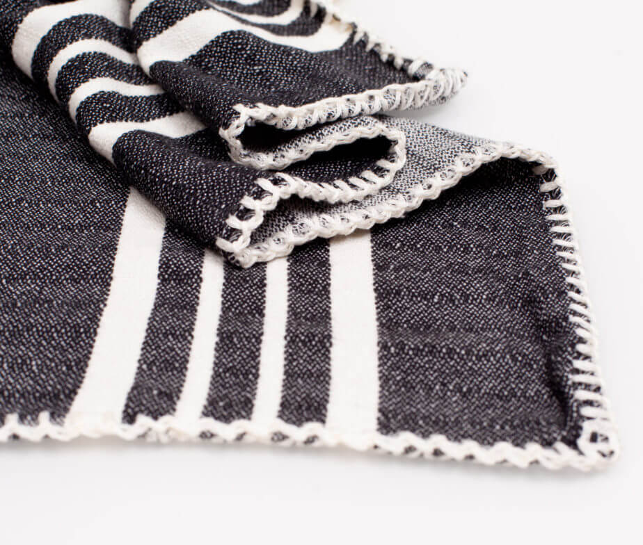 FARMHOUSE HAND TOWEL WITHOUT FRINGES (SET OF 2)