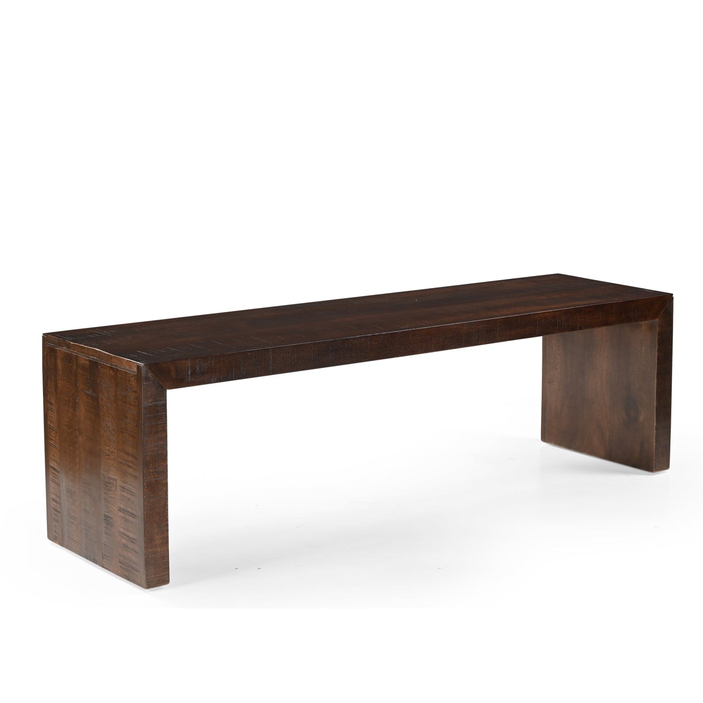 Timbergirl Dark Walnut Mango Wood Bench - 60"