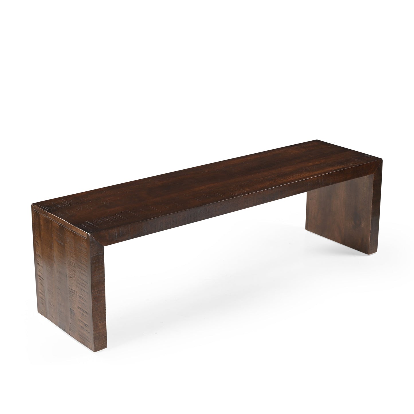 Timbergirl Dark Walnut Mango Wood Bench - 60"