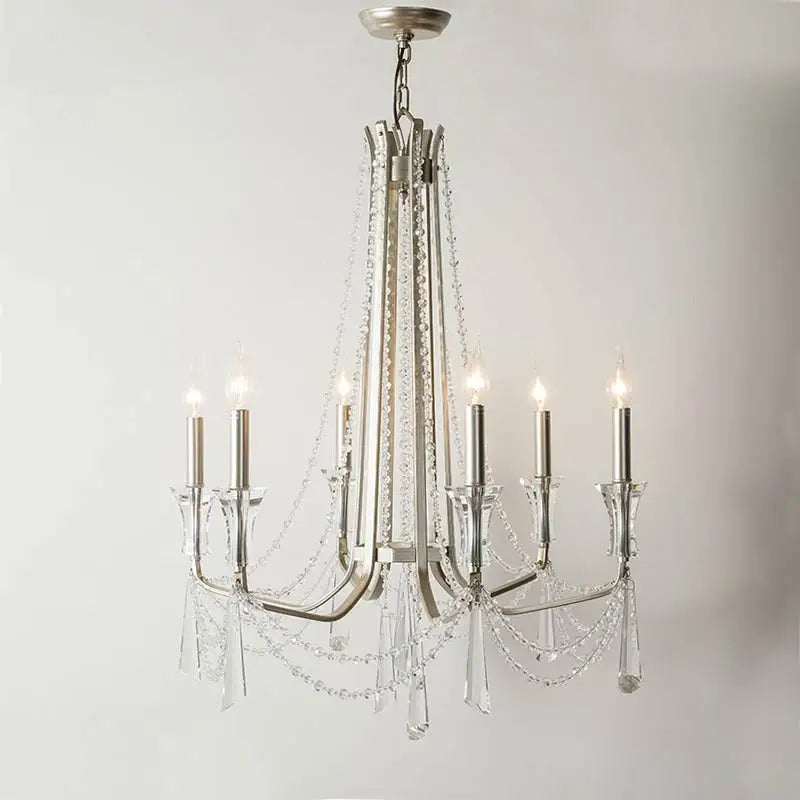 Nordic Style Crystal Chandelier Lighting - Elegance for Your Living Room Ceiling with French Inspired Large Chandeliers, Modern Staircase Lustre Cristal LED Lamp