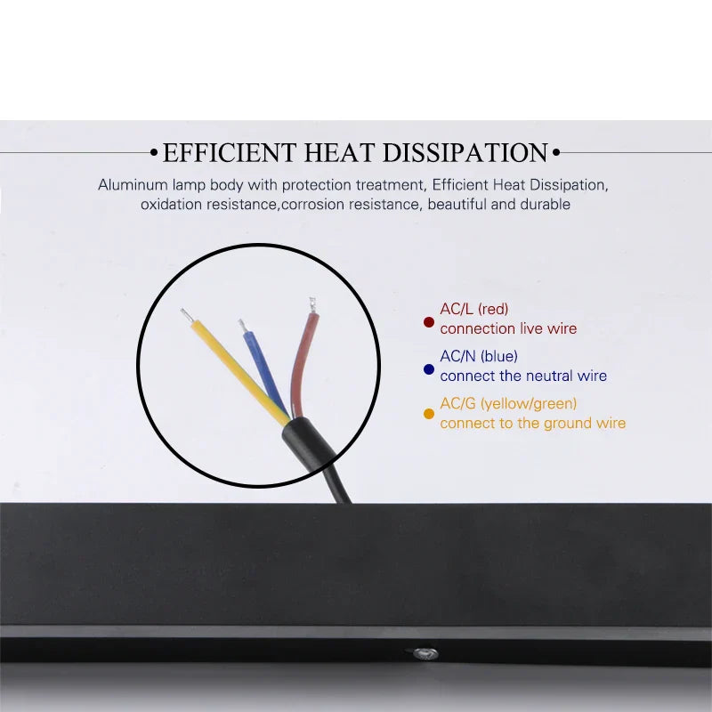 Waterproof LED Outdoor Wall Lamp - Long Strip Design, IP65 Garden Light with Exquisite Acrylic Light Source, Ideal for Landscape Architect