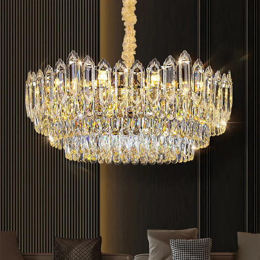 Modern Crystal Chandelier Ceiling - Novelty Trend Lighting for Hall, Living Room, and Bedroom