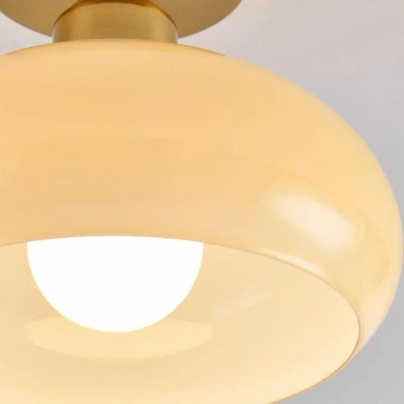 Contemporary LED Ceiling Light - Elegant Gold Lighting Fixture for Home Decor