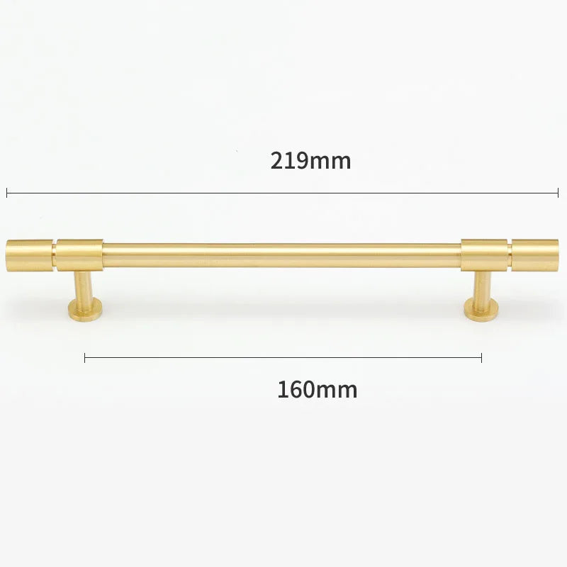 Gold and Bronze Brass Wardrobe Handles – Vintage Cabinet Drawer Pulls and Bar Handles