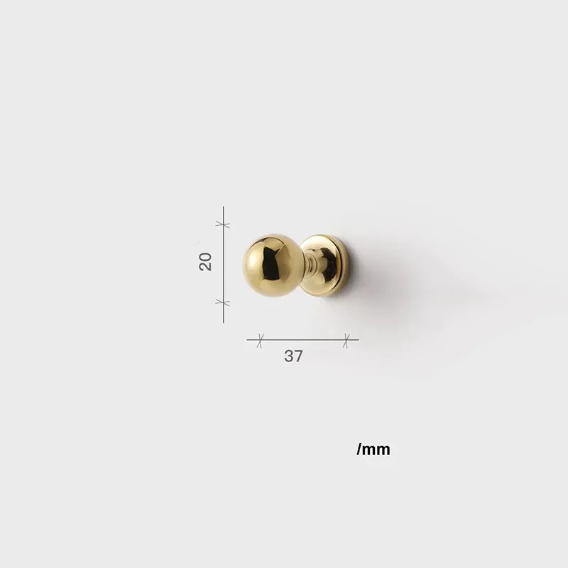 Polished Gold Brass Furniture Handles – Chrome Cabinet Pulls and French Wardrobe Drawer Knobs