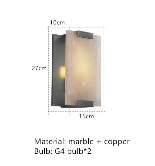 Verona Marble LED Wall Sconce