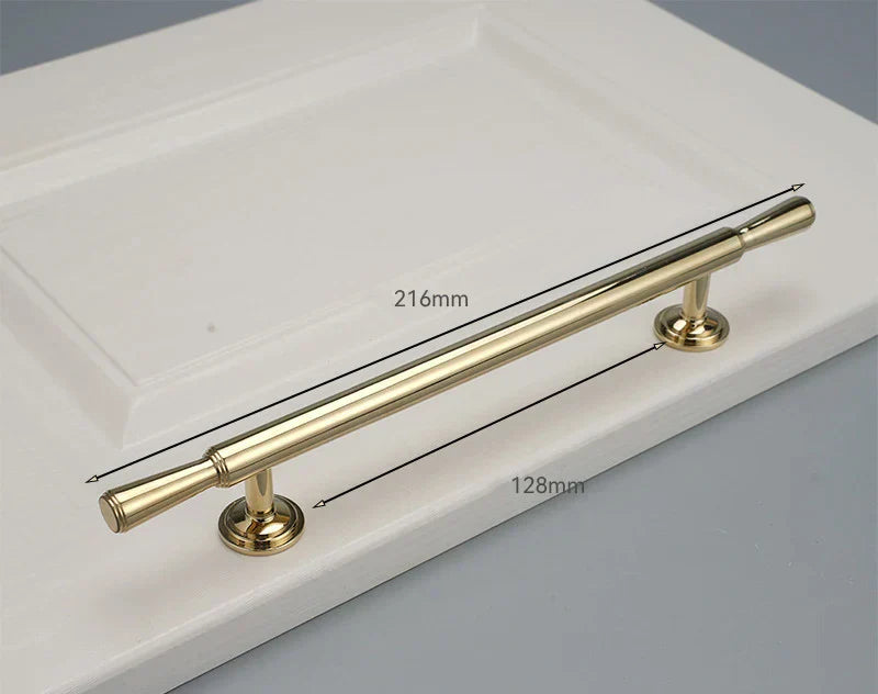 Chrome and Polished Gold Brass Furniture Handles – Modern Cabinet, Drawer, and Wardrobe Knobs