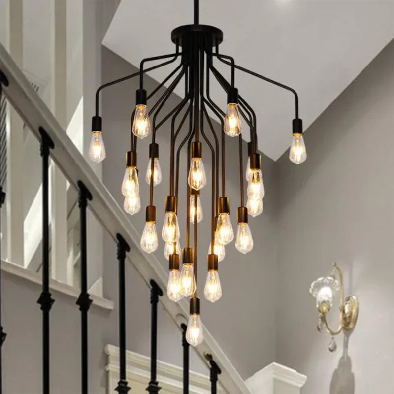 Grace's American Iron Ceiling Chandelier