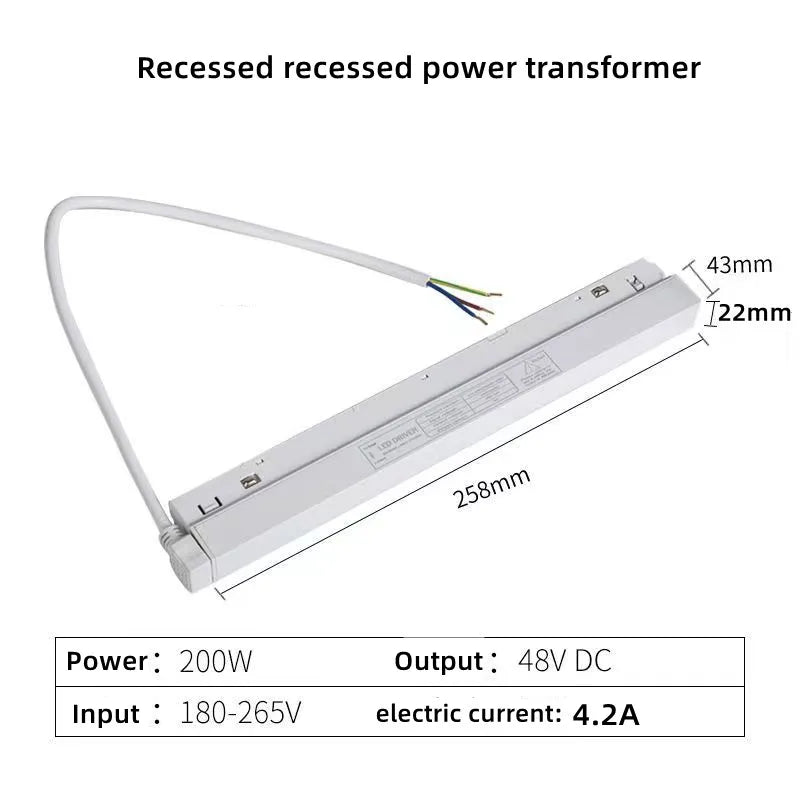 Modern Magnetic Track Lights - Embedded LED Spotlight Downlight