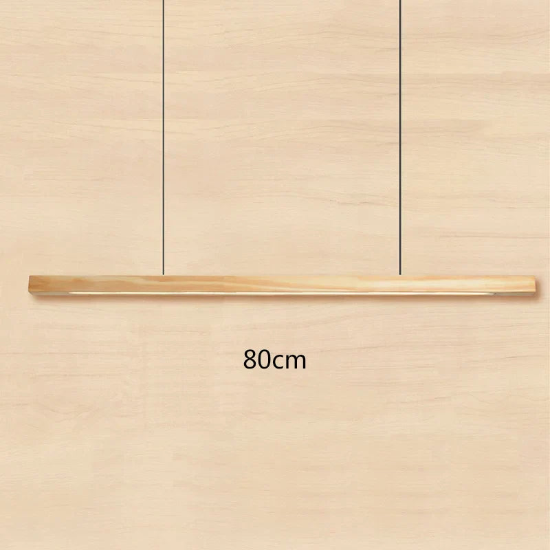 Japanese-inspired Black Walnut Pendant Light - Nordic Minimalist Design for Dining Tables, Offices, and Home Decor