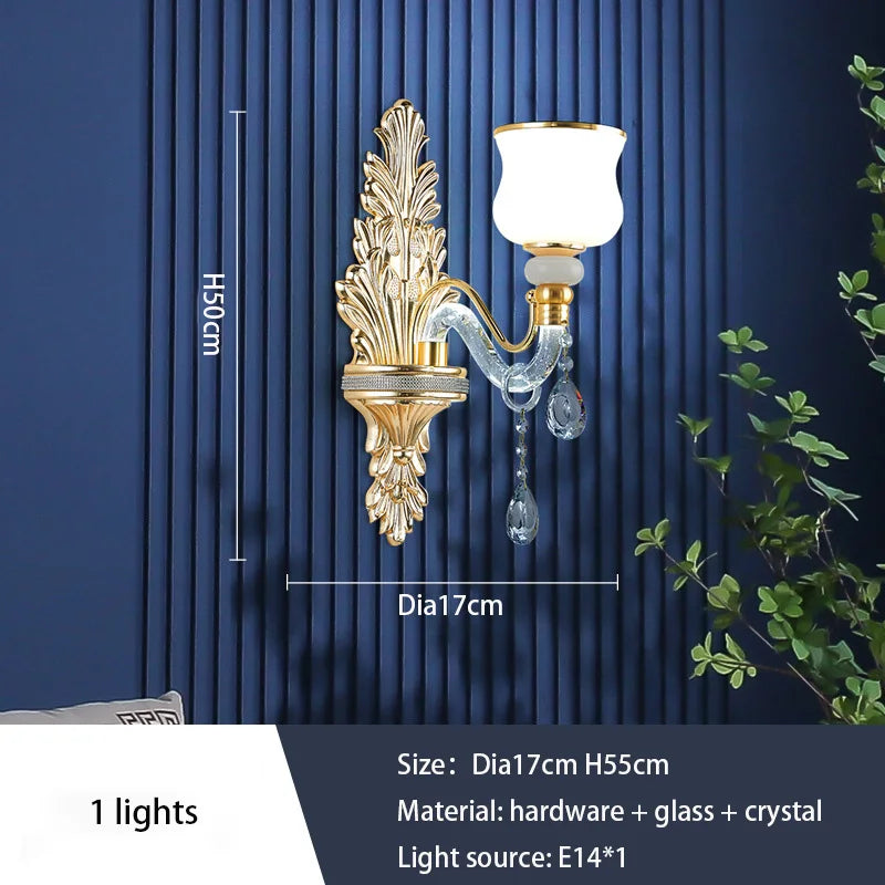 Elegant European Style Crystal Chandelier - Luxury Main Light for Living Rooms, Dining Rooms, and Villa Halls