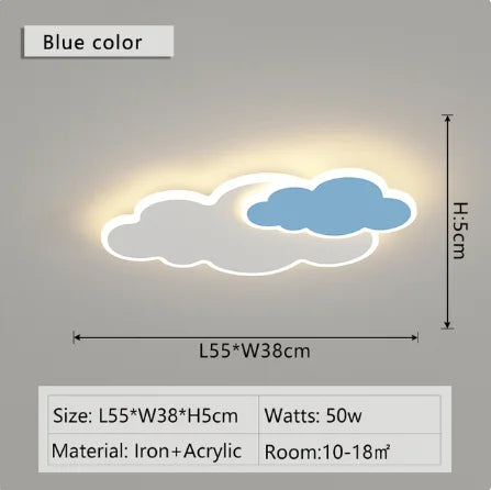 Modern Clouds LED Ceiling Lights - Perfect for Living Room, Bedroom, Study, and Children's Rooms - Dimmable Indoor Ceiling Lamp Lighting - AC110-260V