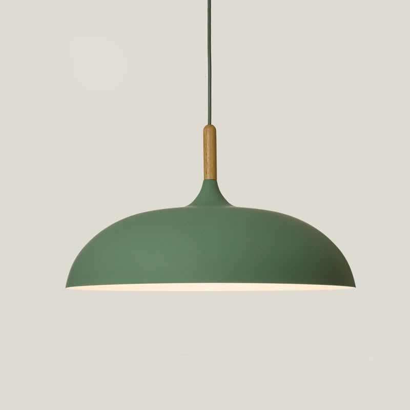 Minimalist Modern Pendant Lamps - Wood & Aluminum Lampshade Hanging Lights for Artistic Fashion Decor