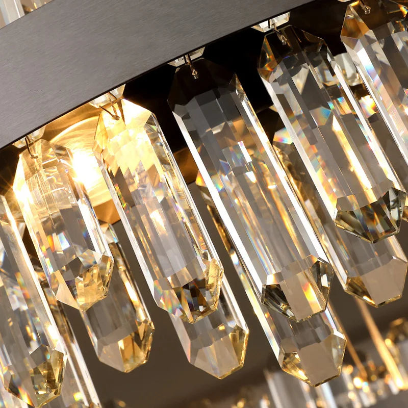 New Style Light Luxury Crystal Chandelier - Modern Elegance for Living Rooms, Dining Areas, Commercial Spaces, and Master Bedrooms