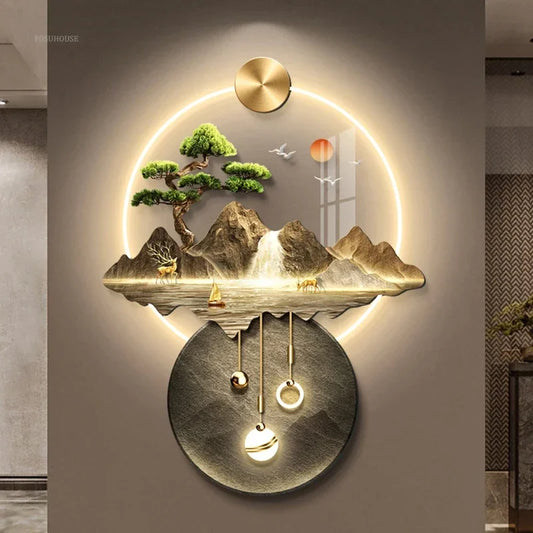 Dlight Decor 3D Wall Painting Light for Hallway Art