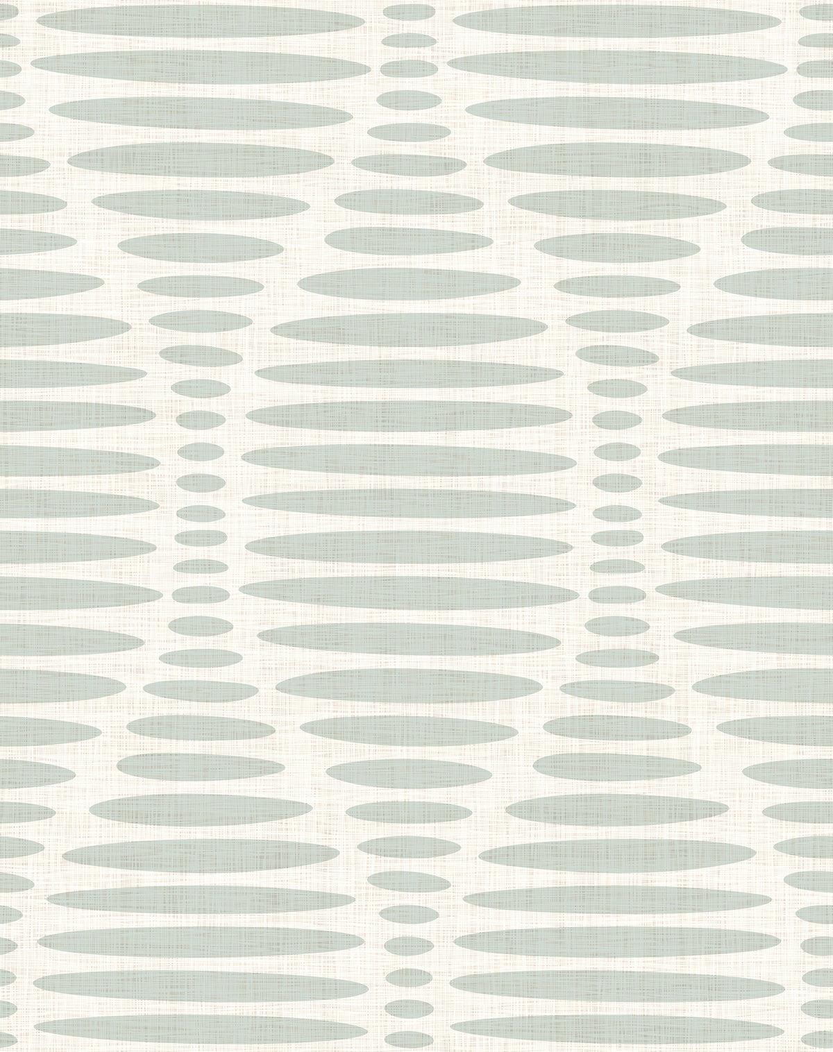Sage Ogee Sketch Ovals Wallpaper