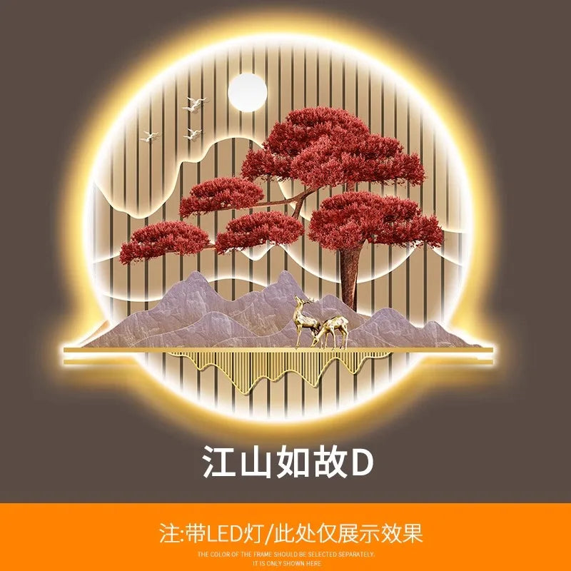 Dlight Decor Wealth Landscape Wall Lamp Mural