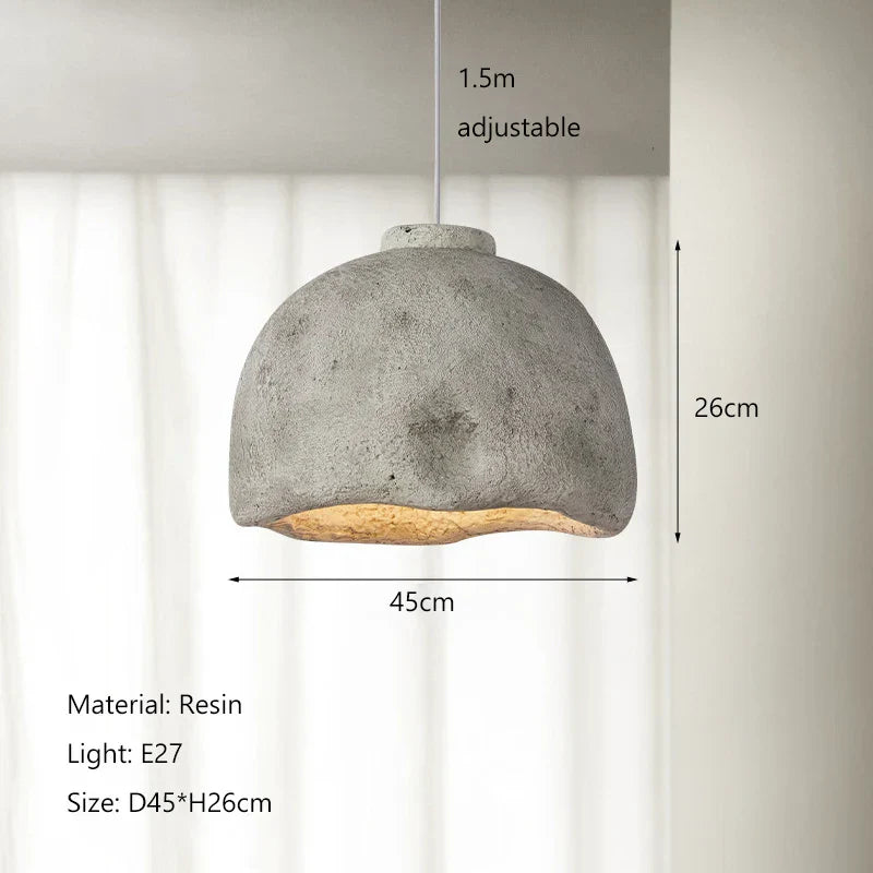 Nordic Wabi-Sabi Wind LED Pendant Lights - Illuminate Your Restaurant, Bar, Dining Room, and More with Serene Elegance