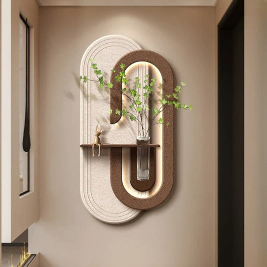 Dlight Decor LED Green Vase Wall Light for Hallways