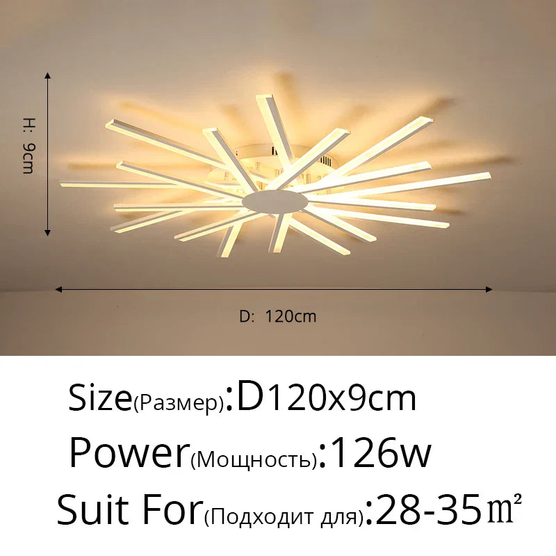 Modern Ceiling Lamps - Elegant Lustre Lights for Living Room, Kitchen, and Bedroom Decor