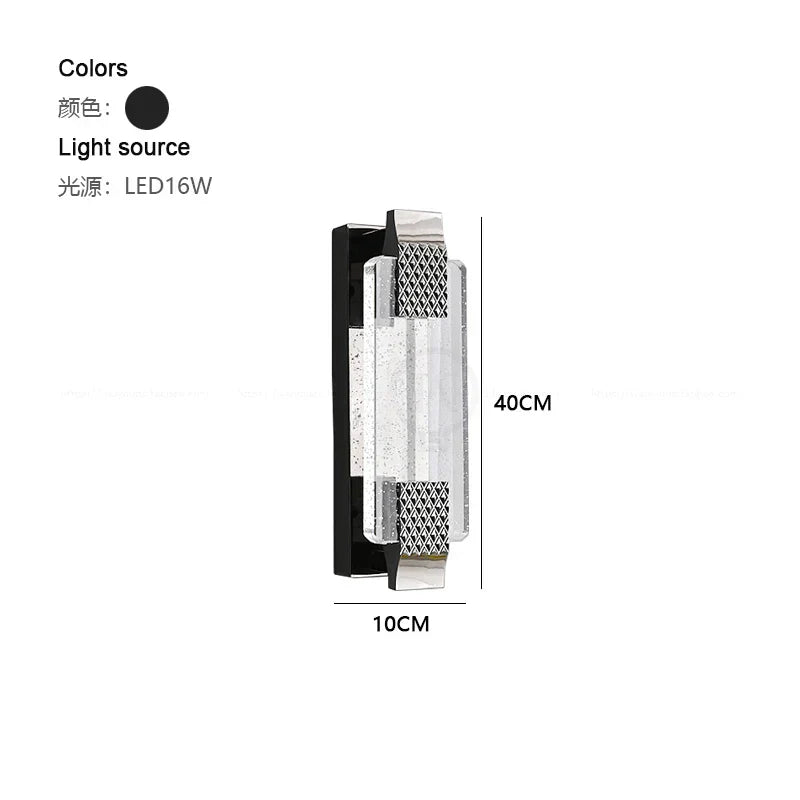 Sophisticated Dimmable LED Crystal Wall Lamp - Elevate Your Bedroom and Living Room Decor