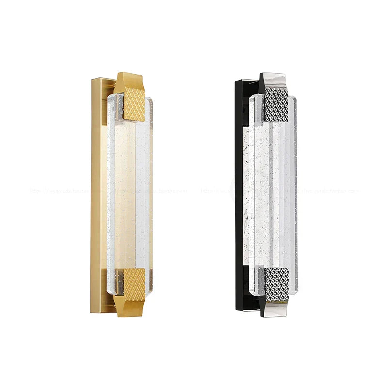 Sophisticated Dimmable LED Crystal Wall Lamp - Elevate Your Bedroom and Living Room Decor