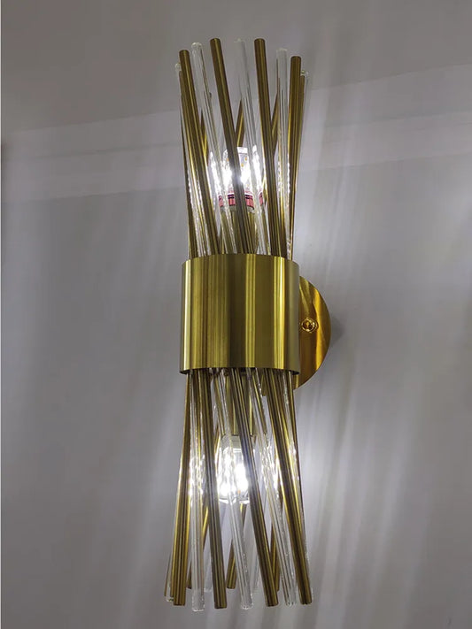 Hazel's Luxury Gold LED Wall Lamp - Elegant Lighting for Your Foyer and Dining Room