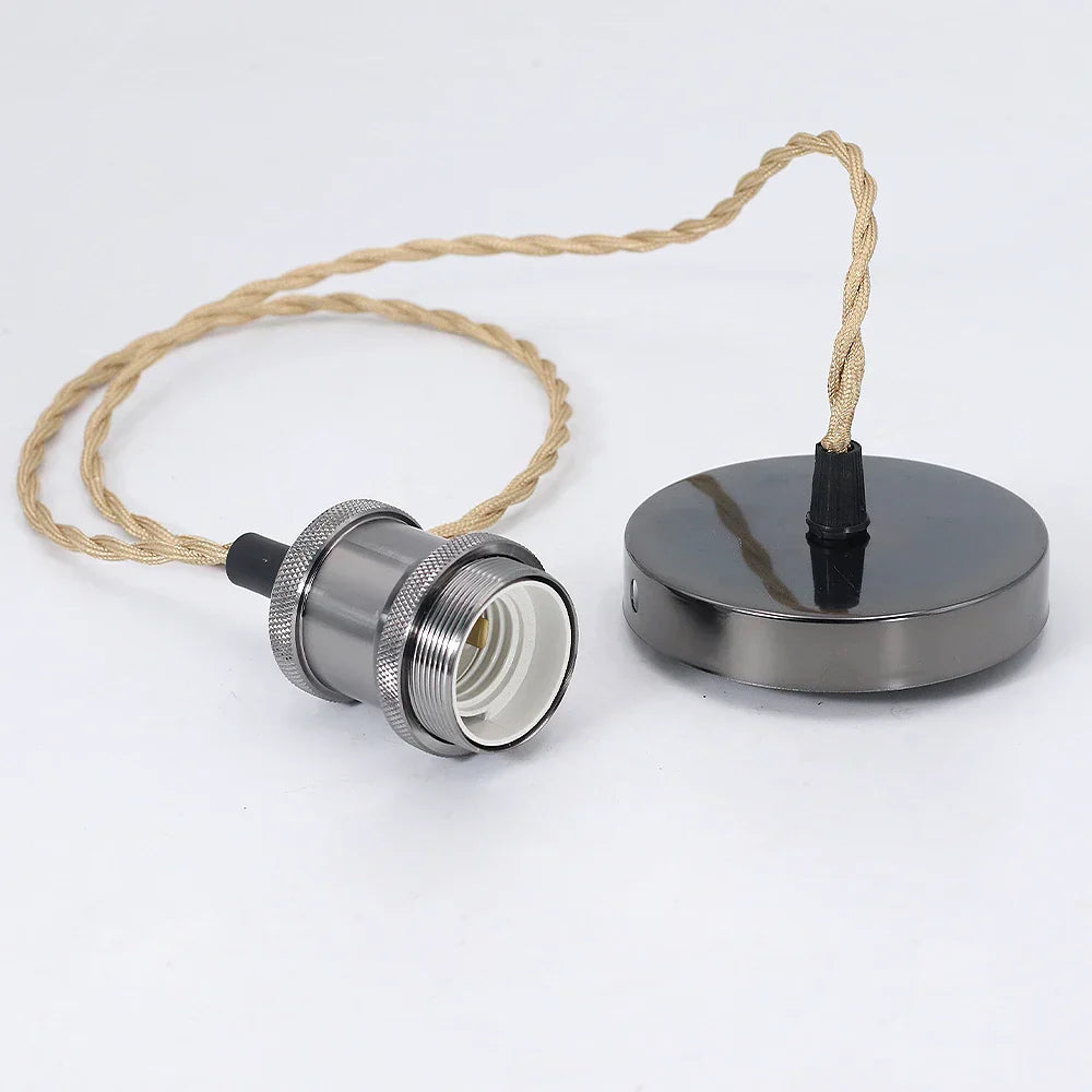 Sélène's Aluminum Vintage  E27 Lamp Holder for Home and Bar