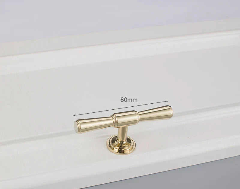 Chrome and Polished Gold Brass Furniture Handles – Modern Cabinet, Drawer, and Wardrobe Knobs