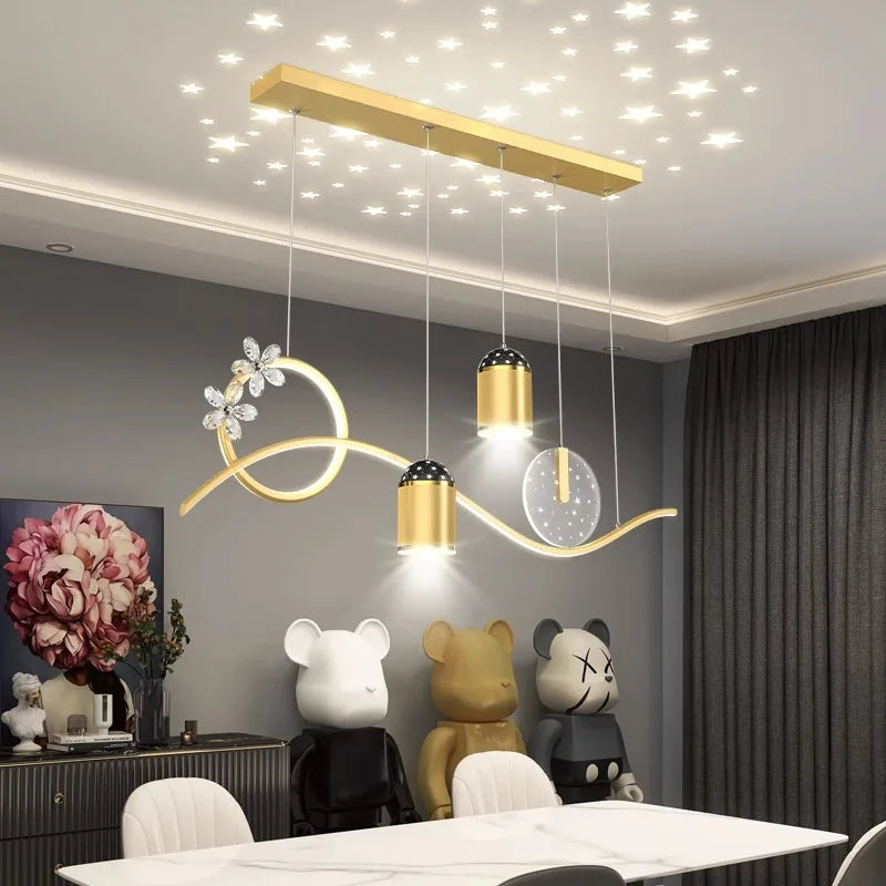 Elegant Crystal Chandelier - Perfect for Home Decor, Restaurants, and Villa Ceilings
