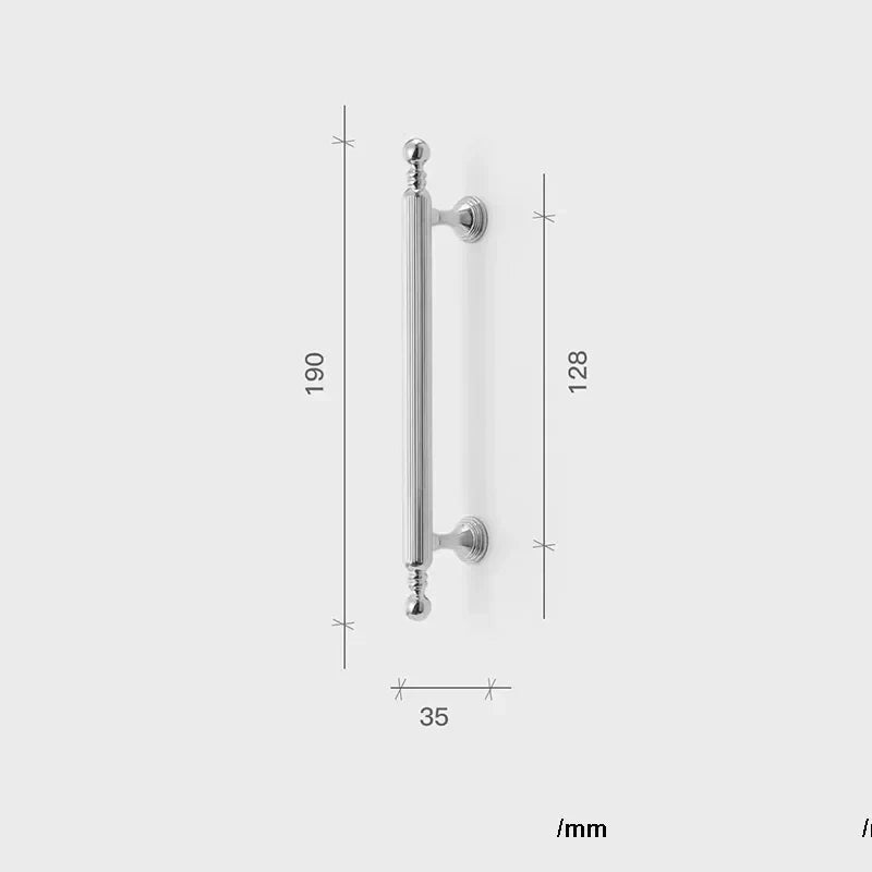 Polished Gold Brass Furniture Handles – Chrome Cabinet Pulls and French Wardrobe Drawer Knobs