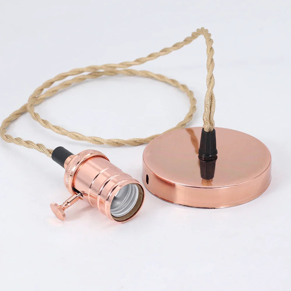 Sélène's Aluminum Vintage  E27 Lamp Holder for Home and Bar