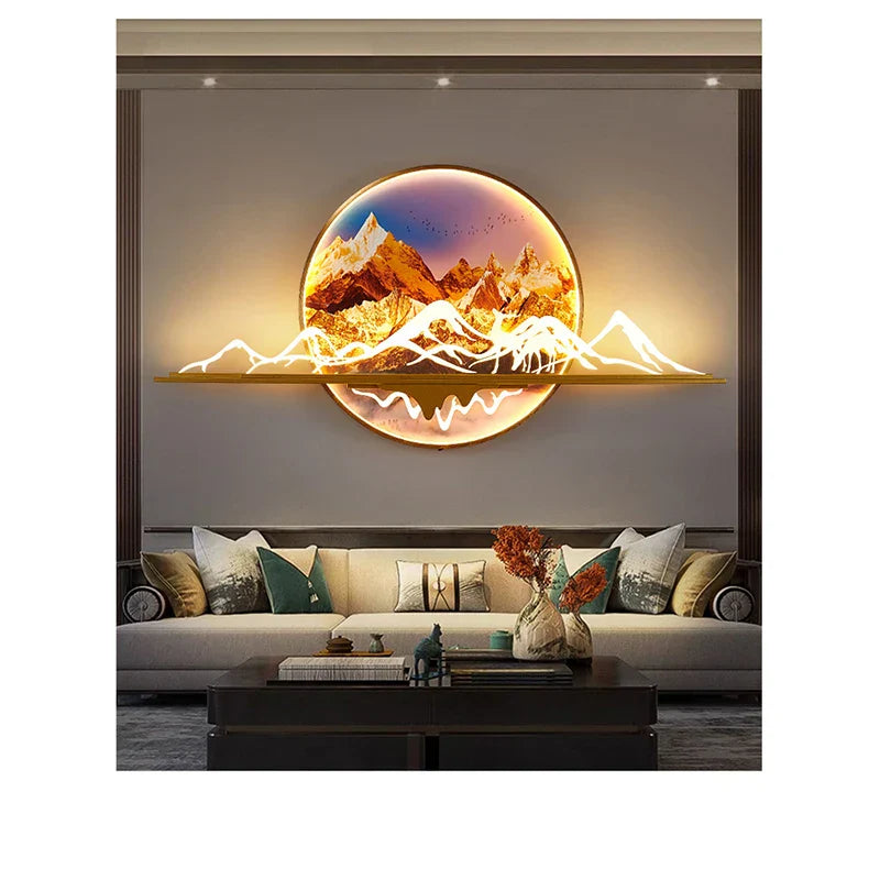 Dlight Decor Artistic Landscape Wall Glow Lamp