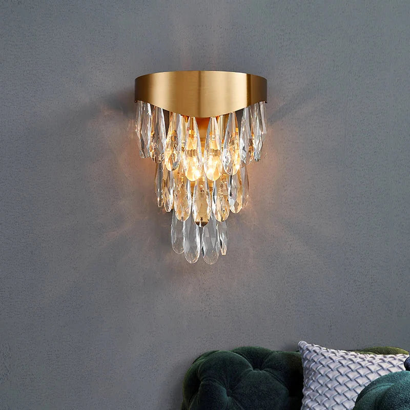 Gianna - Luxury Crystal Wall Lamp for High-Quality Home Decor