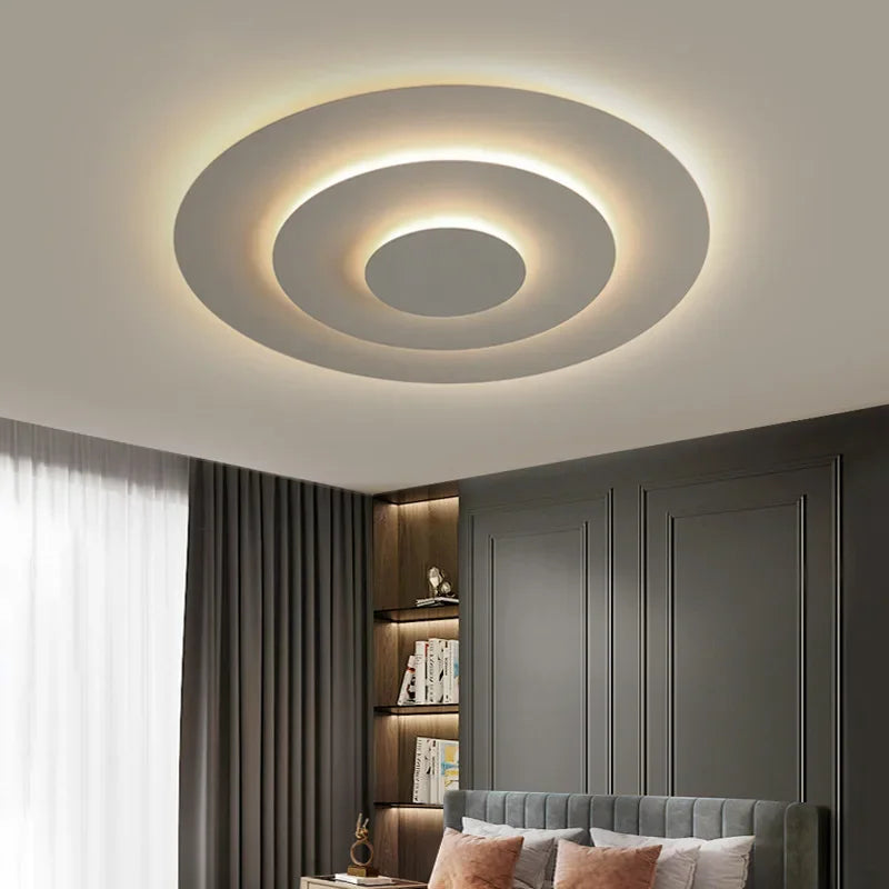 Nordic LED Corrugated Ceiling Lamp - Perfect for Living, Dining Room, Bedroom, Children's Study Room, and Aisle - Stylish Lighting Fixture Lustre for Home Decor
