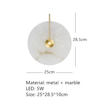 Verona Marble LED Wall Sconce
