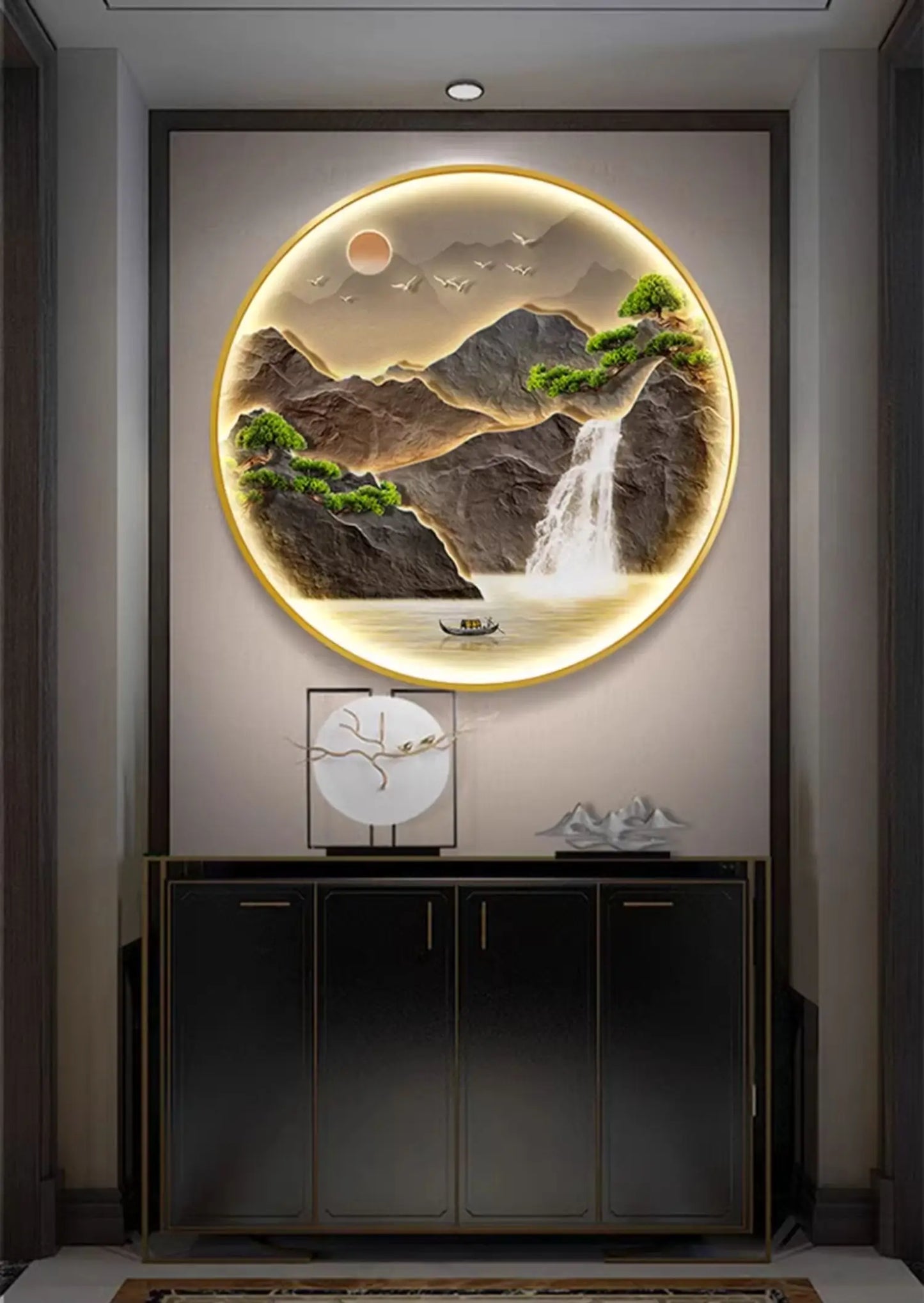 Dlight Decor Luxury Glow Round Wall Light for Interiors