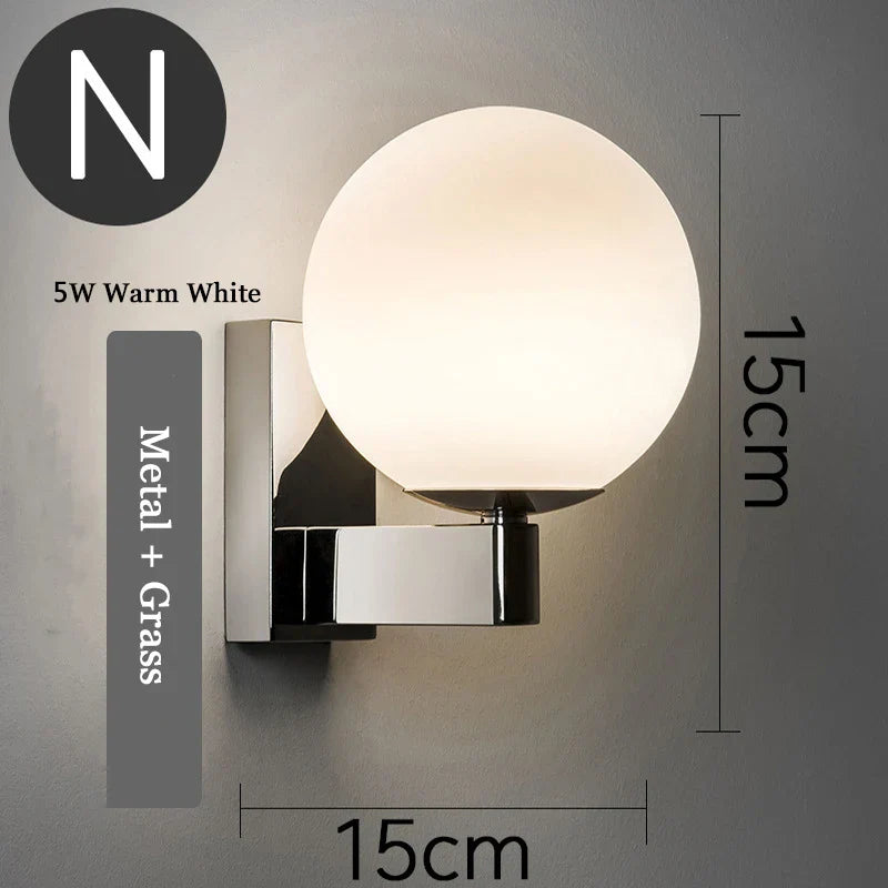 Modern Simple Bedroom Fabric Wall Lamp - LED Wall Light for Corridor, Aisle, Study, Bedside Fixtures - Wall Sconce Lamps AC85-265V