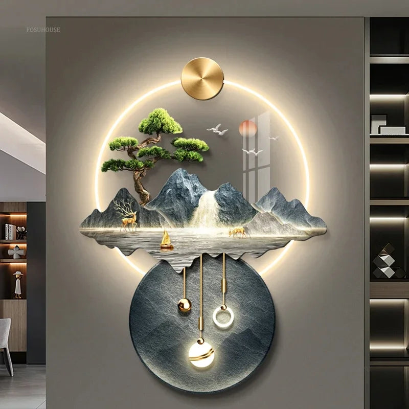Dlight Decor 3D Wall Painting Light for Hallway Art