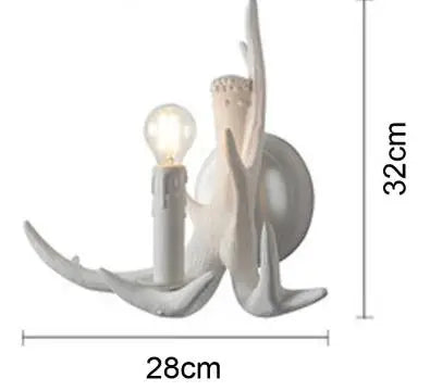 Rustic Antler Chandelier - Industrial Wind Lamps for Restaurant, Internet Cafe, and Hotel Decor