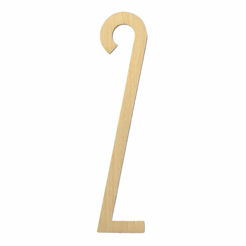 Solid Brass Alphabet Letters and Numbers – Adhesive DIY Door Decor for Home, Hotel, and Baby Names