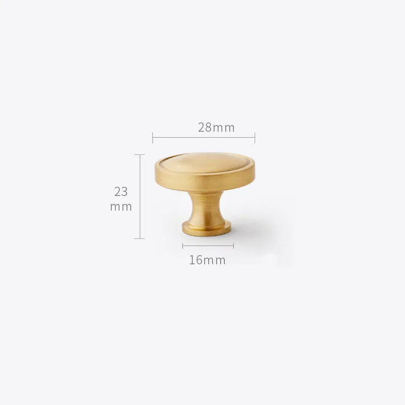 Gold Brass Dresser Handles – Modern Cabinet Pulls and Drawer Knobs for Kitchen and Furniture